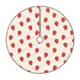 thumbnail image 1 of Fotbe Hand Drawn Strawberry Pattern Christmas Tree Skirt, Tree Skirts Plush Christmas Decorations, Christmas Tree Skirts Xmas Decorations Holiday Party Decor-30", 1 of 6