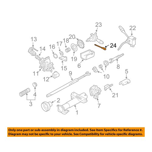 GM Tilt Wheel Lever - 22551357