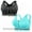 Green+Gray, variant on FANNYC 1-3 Pack Sports Bra for Women Criss-Cross Back Strappy Longline Sports Bras Medium Support Yoga Workout Bra with Removable Cups