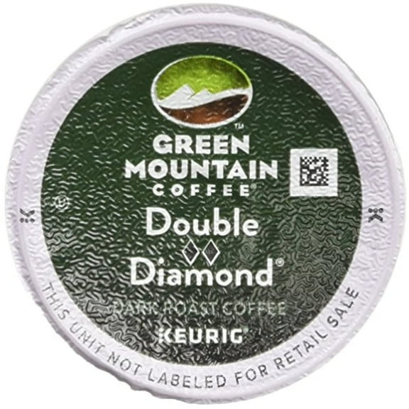 Green Mountain Coffee Roasters Double Diamond, Single-Serve Keurig K-Cup Pods, Dark Roast Coffee, 24 Count
