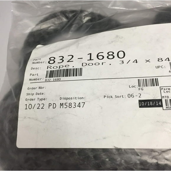 Quadra-Fire & EcoChoice Replacement Door Rope Gasket 3/4 (832-1680)