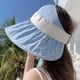 thumbnail image 3 of Sombrero de pescador ajustable de 54 a 60 cm de circunferencia, para mujer, con ala ancha, para playa, vacío, 3 of 5