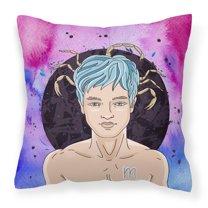Scorpio Zodiac Sign Fabric Decorative Pillow