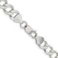 thumbnail image 3 of Primal Silver Sterling Silver 8.1mm Polished Flat Curb Chain, 3 of 4