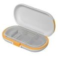 thumbnail image 2 of Caja portátil de almacenamiento de medicamentos Shamjiam Dispensador de cajas de medicamentos blanco, 2 of 9