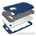 thumbnail image 2 of Dteck iPhone 7 Case, Dteck Heavy Dual Layer Rugged Shockproof Case Hard PC Protective Back Cover For Apple iPhone 7, Deep Blue, 2 of 7