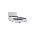 thumbnail image 2 of Whiteline Modern Living White Anna Contemporary High Gloss Lacquer Bed - Queen, Slat Kit Included, 2 of 8