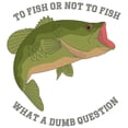 thumbnail image 2 of CafePress - To Fish Or Not To Fish - 11 oz Ceramic Mug - Novelty Coffee Tea Cup, 2 of 4