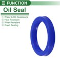 thumbnail image 3 of Anillo de Sello de Aceite Universal Unique Bargains Labio UN Sello de Eje Rotativo 50x63x10mm Alta Presión TPU Azul 5 Pcs, 3 of 7