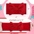 thumbnail image 4 of Diademas para bebé niña Lanmerry, 3 unidades, 15 cm, lazos rosas, 4 of 8