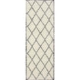thumbnail image 2 of Nuloom Tapis Shag en Diamant de 4' x 6' en Gris, 2 of 5
