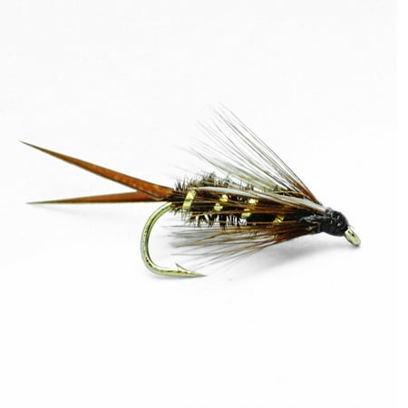 Prince Nymph Fly Fishing Flies - Hand Tied Assorted Sizes 12,14,16,18 (3 of Each (Best Hand Tied Flies)
