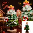 thumbnail image 2 of Kiddiway Christmas Tree Craft Kit — DIY Holiday Material Pack for Tabletop Decor, Family Fun Activity, Creative Arts and Crafts Project, 2 of 5