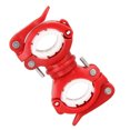 thumbnail image 4 of Greeniant 360 Rotación Ciclismo Bicicleta Luz Linterna Abrazadera Bicicleta Antorcha Clip Montaje Soporte de luz Soporte Ciclismo rojo blanco Greeniant HW4561-04B, 4 of 5