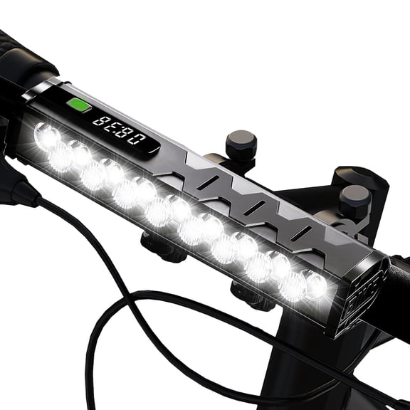 Siuyiu 4800 Lumen LED Front Lights with Charging Cord, Black