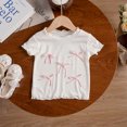 thumbnail image 3 of 2 Pcs/set Summer Kid Girls Clothes Set Sweet T-shirts and Wide Legging Pants Children Fashion Top Bottom Outfits Streetwears, 3 of 6