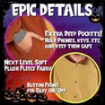 thumbnail image 5 of Disfraz De Halloween Para Adultos - Animal Y Criatura Marina - Traje De Cosplay De Una Pieza De Felpa Para Adultos, Mujeres A, 5 of 5