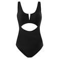 thumbnail image 4 of Sngxgn Bathing Suit for Women Tummy Control High Cut Swimsuit Womens Swim Suit(Black,XL), 4 of 4