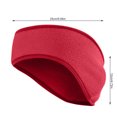 thumbnail image 3 of Greeniant Calentador de orejas de invierno Simple, cómodo, a prueba de frío, diadema de calentamiento de orejas simples para exteriores con Ciclismo Rojo, 3 of 6