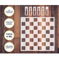 13PC Chess Board Stencil Kit - Template for Painting Table or Furniture ...