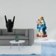thumbnail image 2 of Estatua del gesto de la roca,Estatuas y figuras de dedos con gestos de música rock,Esculturas de resina con estantes modernos y creativos,Letrero de mesa,Decoración de escritorio acrílica, 2 of 8