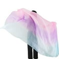 thumbnail image 3 of Belly Dance Veils  Silk Veils Handmade Gradual Color Veils Plus Sizes Dance Practice Performance Silk Veil, 3 of 7