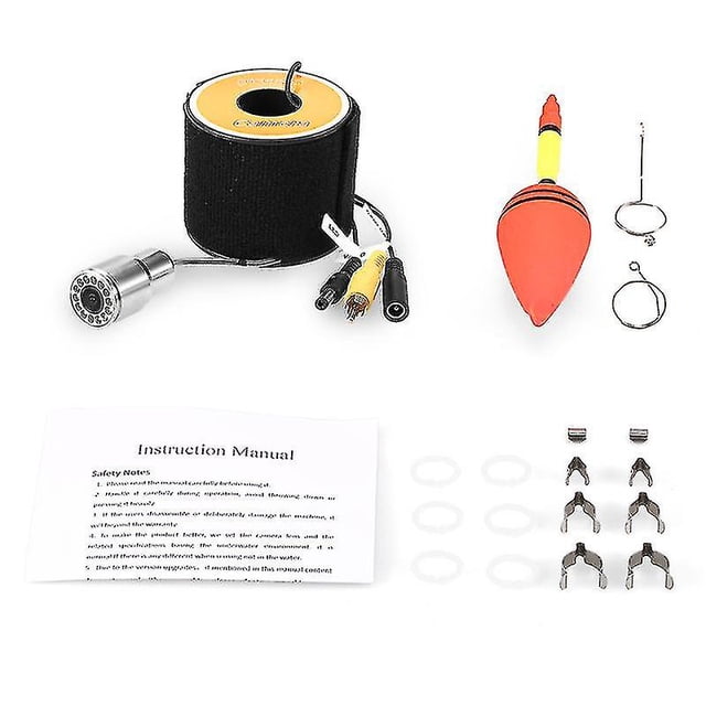 1200tvl Underwater Fishing Camera 12 Leds Night Vision Waterproof Fish Shape Boat Ice Fishing Camera Accessories With 15m/30m/50m Cable