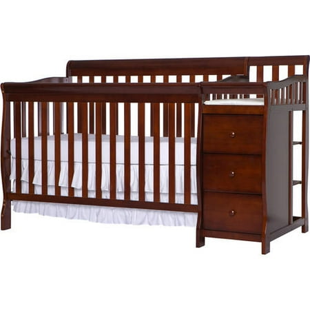 Dream On Me, 5-in-1 Brody Convertible Crib With Changer, Espresso