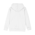 thumbnail image 7 of CBASIHI Girls Halloween Hooded Sweatshirts with Pockets Pullover Long Sleeve Soft Cute Ghost Print Fleece Warm Hoodies White 5 T, 7 of 7