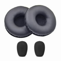 Replacement Foam Ear Pads Foam Microphone Windscreen for Logitech H390/H600 H609 Wireless Headsets Ear Cushions