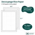thumbnail image 2 of European Excellency, Premium European Printed Decoupage Paper for Crafts, Rice Paper for Decoupage, Scrapbooking Paper, Christmas Holiday Arts and Crafts Supplies, A4 (Christmas Cuties - 2 Sheets), 2 of 7