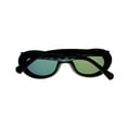 thumbnail image 4 of John Varvatos Womens Black Plastic Fashion Oval Sunglass V537, 4 of 6