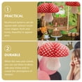 thumbnail image 3 of 3pcs Mushroom Shape Lantern 3D Hanging Lanterns Scene Layout Decor Lantern, 3 of 9