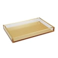 thumbnail image 1 of Bandeja TIZO Design Elegant Lucite, 12 x 8 cm, acrílica, color dorado, 1 of 6