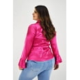 thumbnail image 3 of Blusa manga poeta Roman Fashion /Tallas Extras, 1010 (Fiusha) fucsia 36, 3 of 7
