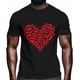 thumbnail image 2 of Camisetas para hombre con estampados de labios rojos para San Valentín, camisetas casuales de manga corta para hombre, camisetas gráficas, 2 of 8