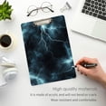 thumbnail image 3 of FORMRS Acrylic Clipboard with Low Profile Clip Standard A4 Letter Size, 12.5" x 9", Lightning Pattern, 3 of 8
