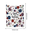 thumbnail image 3 of Independence Day Blanket Festive Flannel Blanket Soft Warm Throw Blanket For Home Sofa Bed Holiday Decoration, 3 of 9