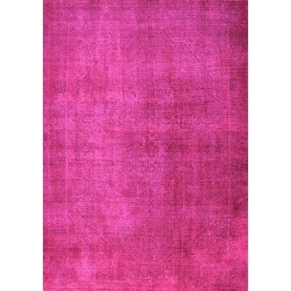 Ahgly Company Indoor Rectangle Persian Pink Traditional Area Rugs, 5' x 7'