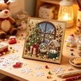 thumbnail image 2 of DIY Christmas Pearl Diamond Art Painting Kit ,Winter Window Pattern Pearl Beads Art Craft for Adults Beginner for Home Wall Holiday Decor(No Frame), 2 of 4