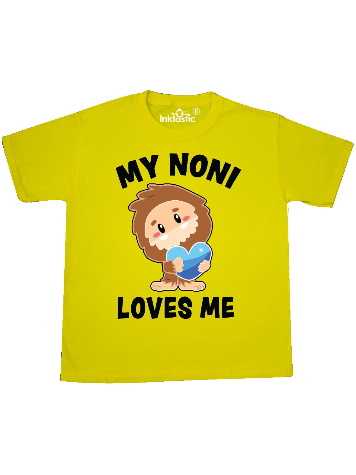 inktastic My Noni Loves Me with Bigfoot Toddler T-Shirt