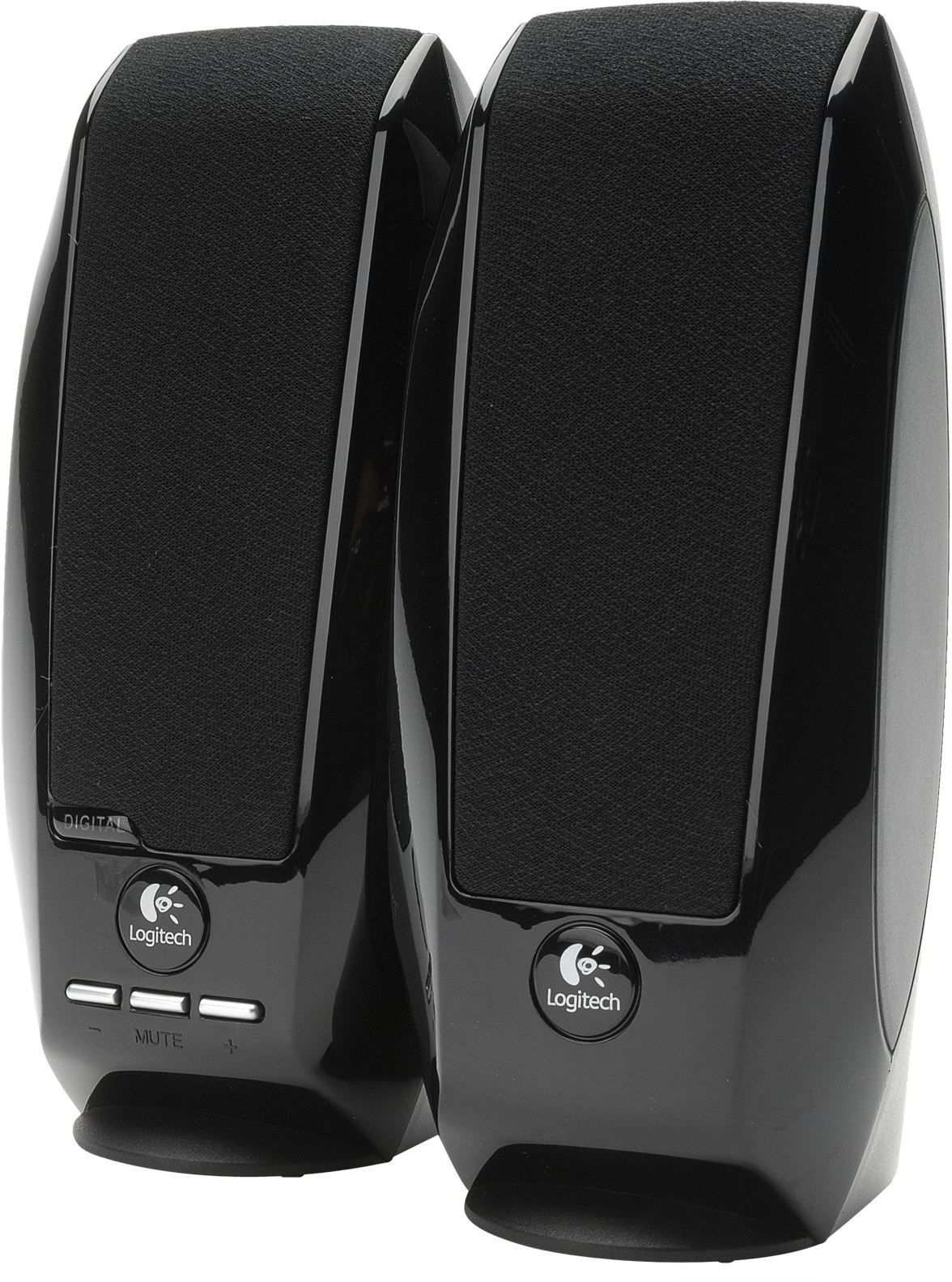 Logitech S150 1.2 Watt 2.0 Digital Speakers - Black - image 1 of 2