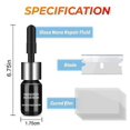 Windshield Repair Agent 3ml Fastacting Repair Tool Kit For Window