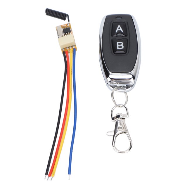 Mini RF Relay Switch,Mini Remote Relay 433MHz Transmitter Receiver Switch Door Access Control Supplies Striking Appearance