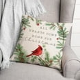 thumbnail image 3 of Creative Products Hearts Come Home For Christmas 18 x 18 Spun Poly Pillow, 3 of 3