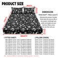thumbnail image 7 of Qpednta Sun Moon Star Sheets Set 3 Piece Sheet Set with 1 Fitted Sheet and 2 Pillowcases Soft Bedding Set with Deep Pocket Fitted Sheet Washable Bed Sheets for Bedroom Decor, 7 of 7