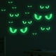 thumbnail image 4 of Calcomanías de pared con diseño de gato de Ularma para dormitorio de niñas, calcomanías de pared con citas inspiradoras, calcomanías luminosas que brillan, calcomanías fluorescentes con ojos que, 4 of 8