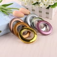thumbnail image 6 of Masteelf 80pcs Curtain Grommets Curtain Eyelet Rings Nanoscale Low Noise Roman Ring Window Curtain Accessories for Bedroom Bathroom ( Golden ), 6 of 10