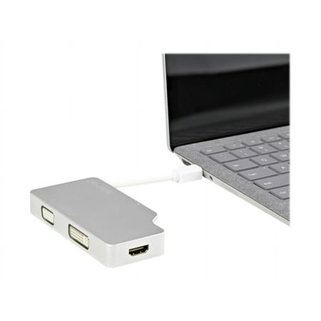 StarTech.com - DisplayPort to HDMI, VGA and DVI-D Video Converter - Silver