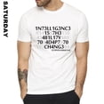 thumbnail image 5 of Camiseta divertida con diseño de inteligencia y citas formales de Stephen Hawking para hombres y mujeres, camiseta premium gráfica unisex para hombre, 5 of 5